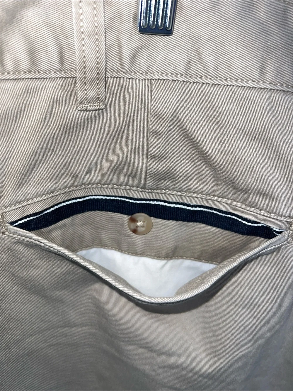 Nautica Men's Light Tan Flat-Front Shorts